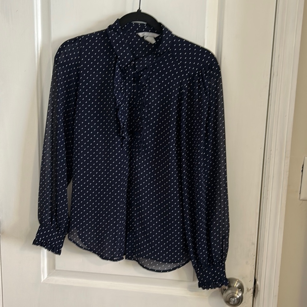H&M polka dot blouse